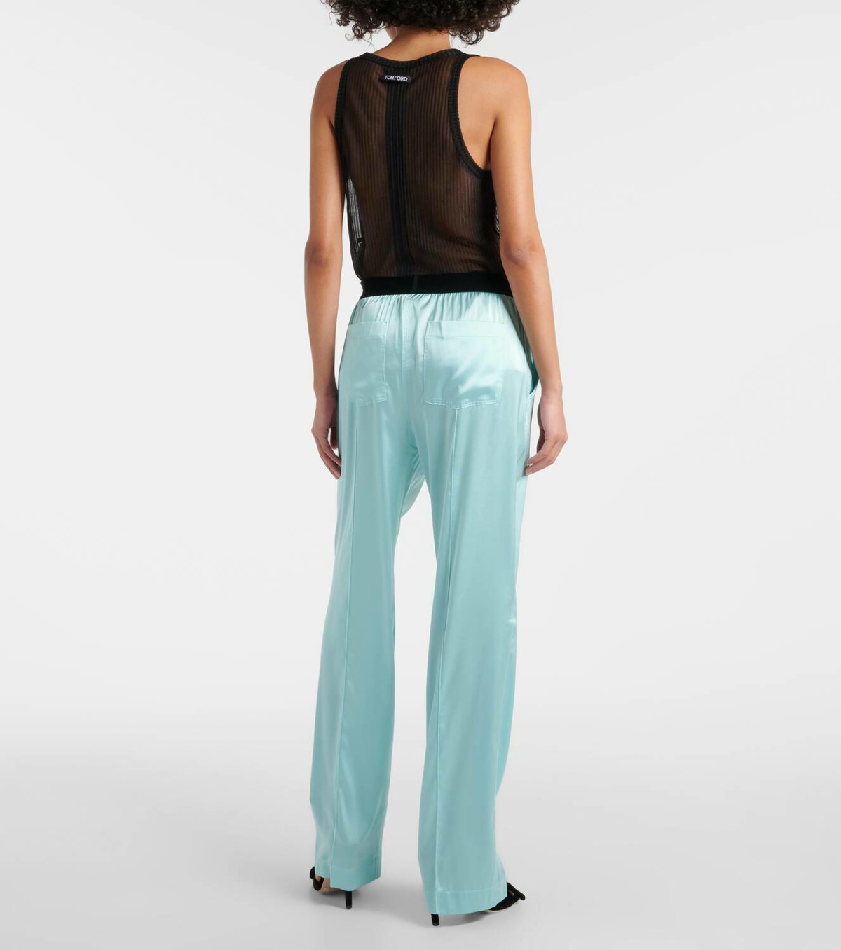 【関税＆送料込み】Tom Ford Satin Pajama Pants TOM FORD Satin Pajama Pants | White | FARFETCH