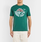 Hartford - Printed Cotton-Jersey T-Shirt - Men - Emerald