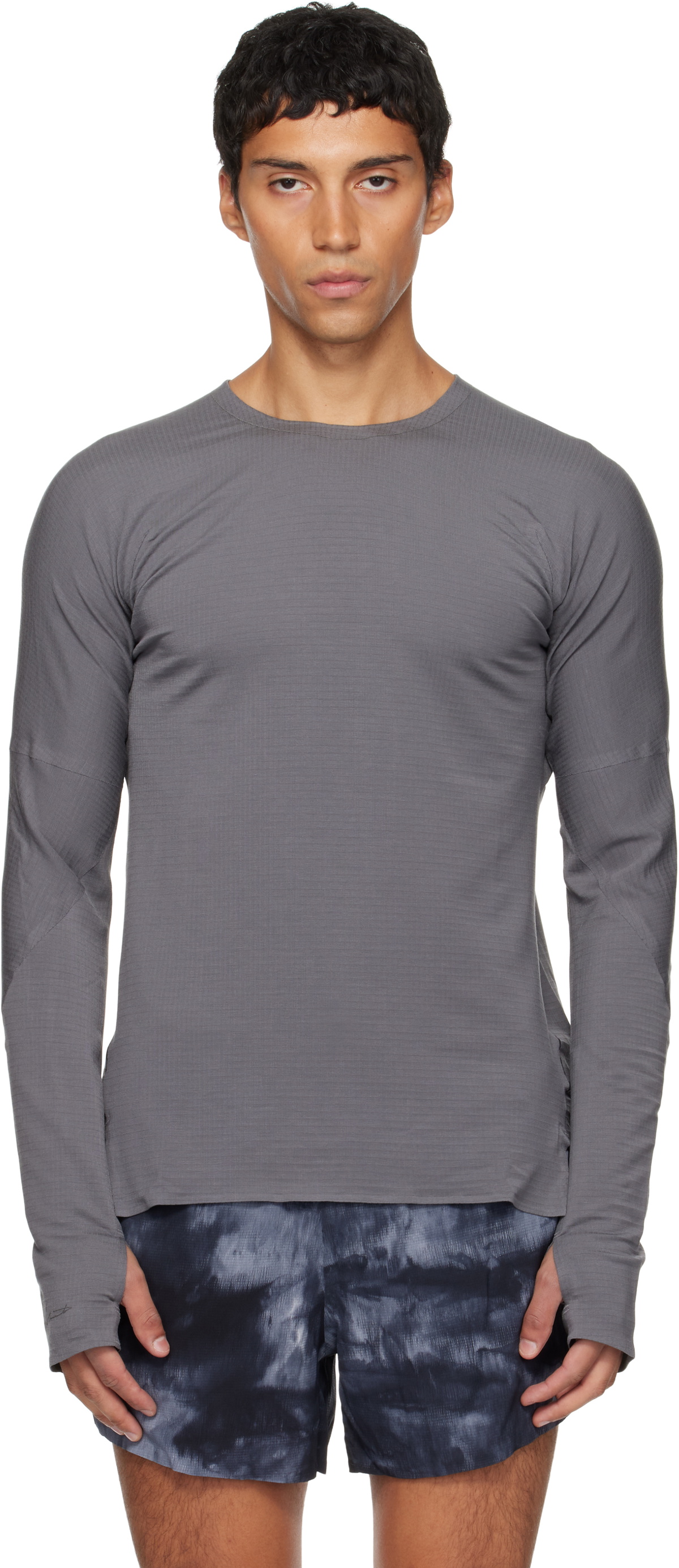 Y-3 Black Toketa Print Long Sleeve T-Shirt Y-3