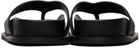 ST. AGNI Black Thong Slides