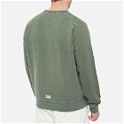 Nigel Cabourn Men's Embroidered Arrow Crew Sweat in Sports Green