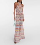 Missoni Mare Zig Zag lamé jumpsuit