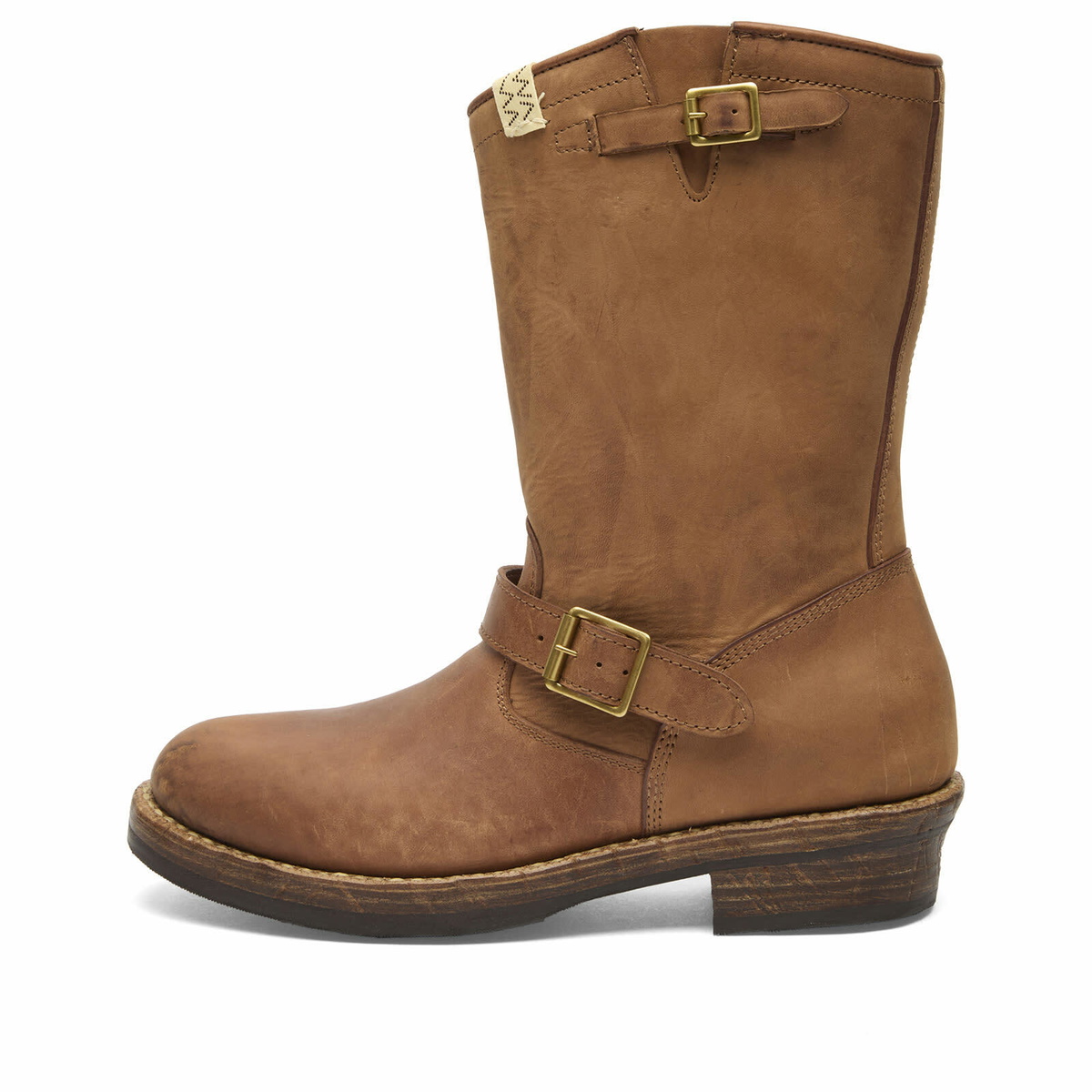 visvim - Huron Moc-Folk Beaded Suede Boots - Brown Visvim