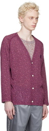 NEEDLES Purple Floral Cardigan