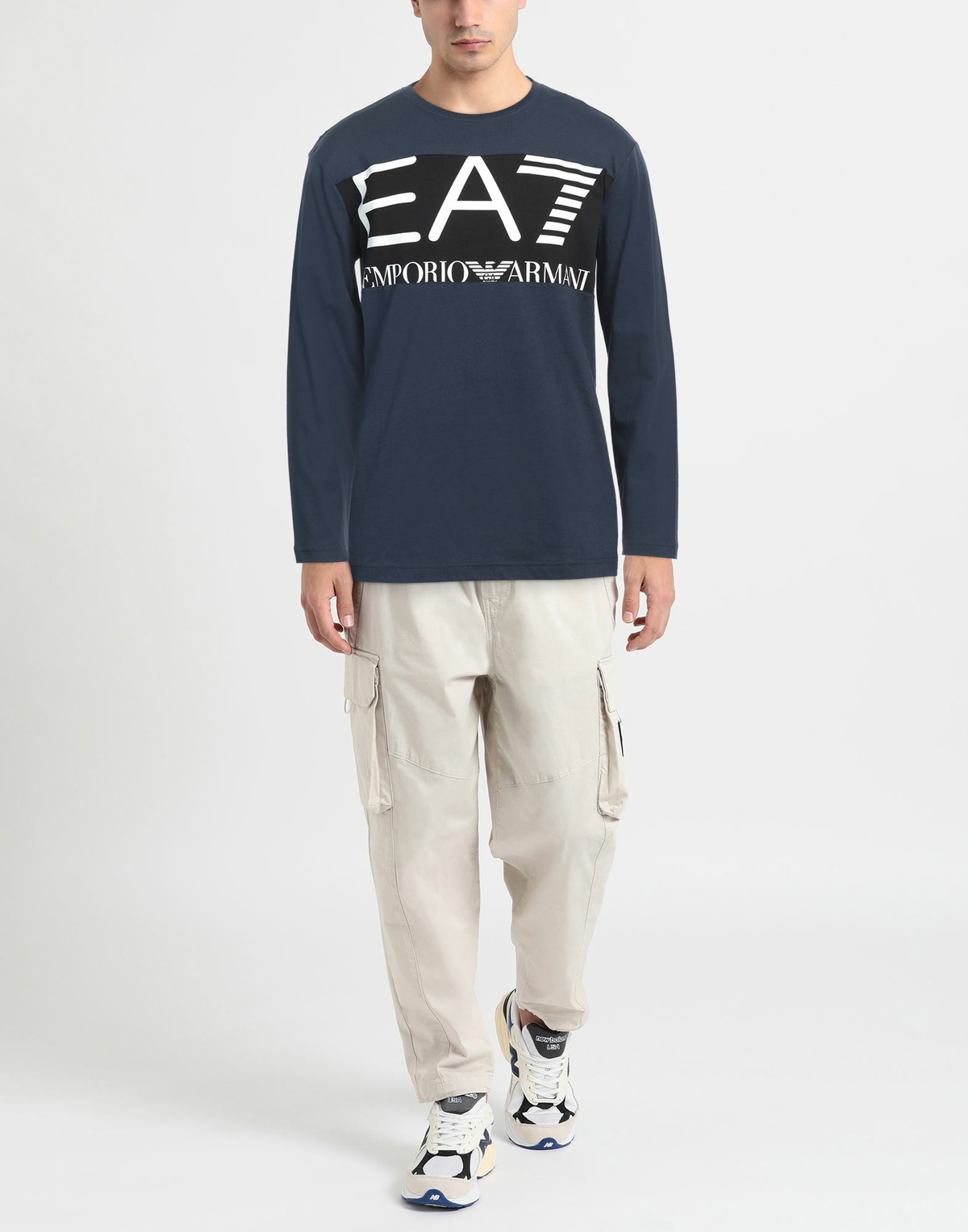 Ea7 Mens T-shirt in Navy