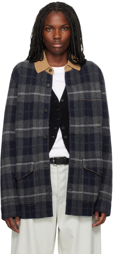 Photo: Guest in Residence Navy Tartan Industry Jacket