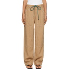 rag & bone Tan Atlas Linen Lounge Pants