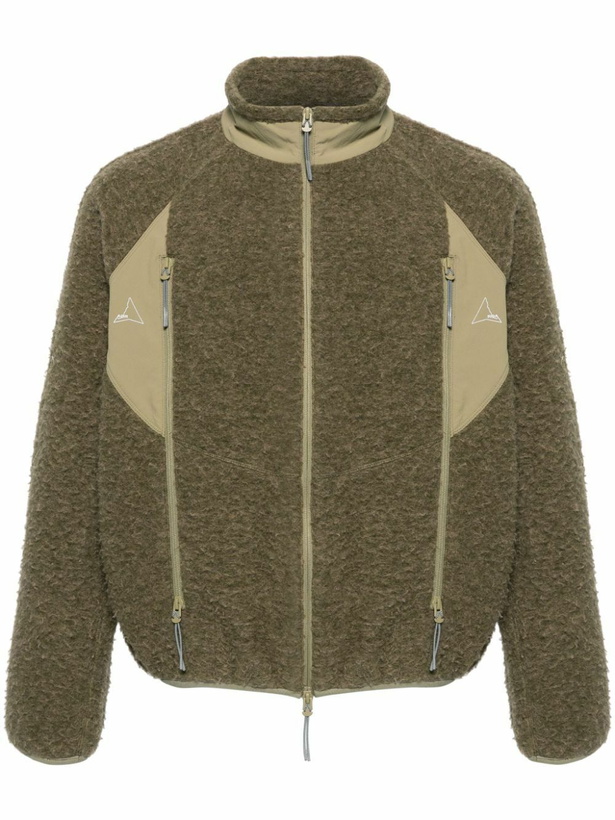 Photo: ROA Green Polar Zipped Fleece Jacket