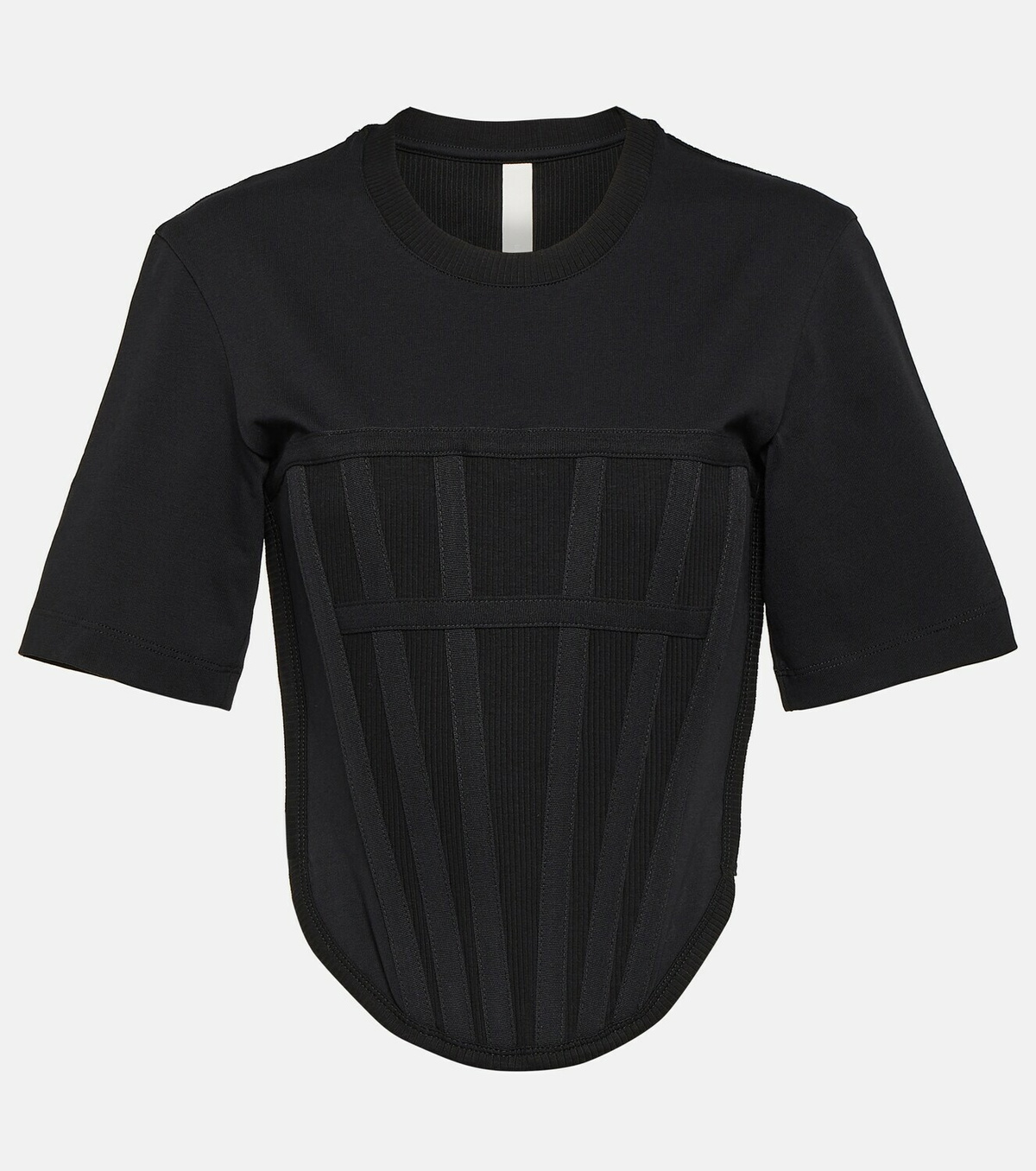 Dion Lee Corset cotton jersey T-shirt