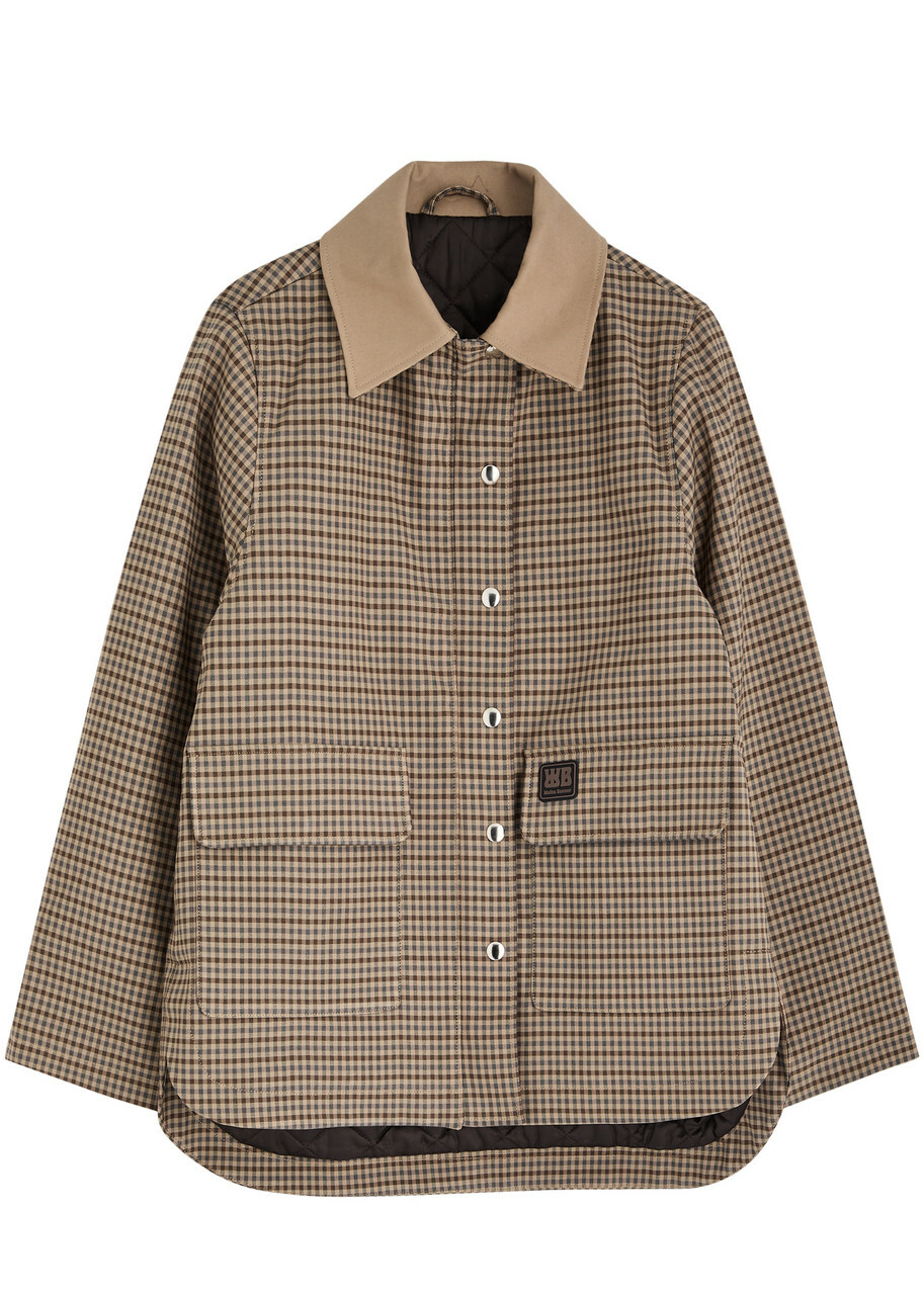 Wales Bonner Alto Checked Cotton-blend Jacket Multicoloured
