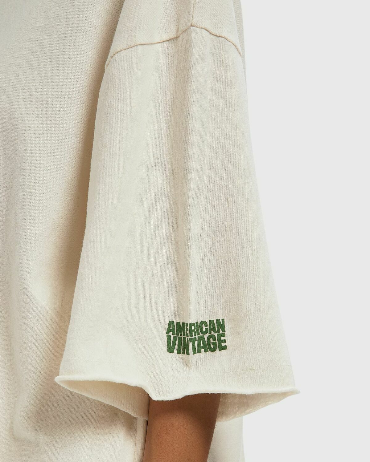 American Vintage YKOBOW Beige Womens Shortsleefe