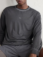 Satisfy - Logo-Print Recycled-AuraLite™ Jersey T-Shirt - Black