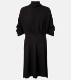 The Row Emmeline silk crêpe cady midi dress