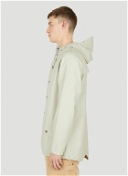 Short Hooded Jacket in Beige