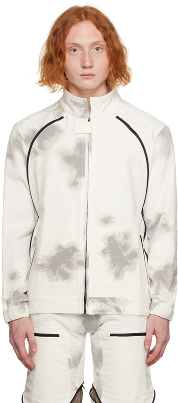 Photo: Olly Shinder White Quad Zip Jacket