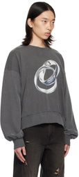 lesugiatelier Gray Ring Sweatshirt