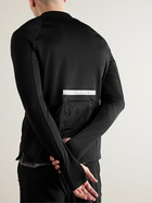 Nike Running - Element Slim-Fit Panelled Therma-FIT Half-Zip Top - Black