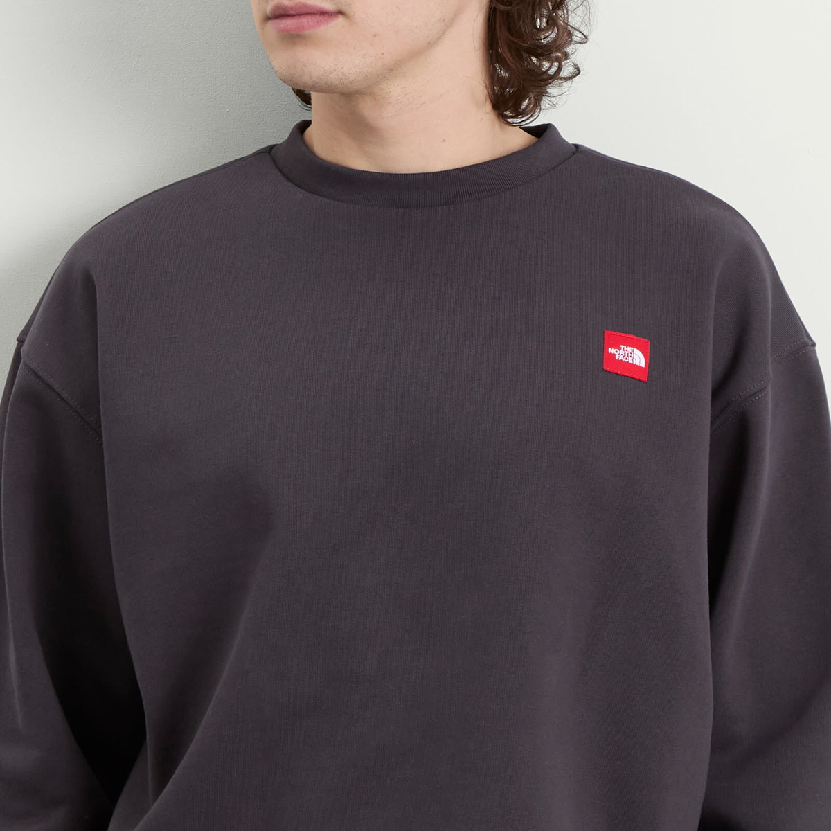 The North Face Men's Redbox Crew Sweat in Obsidian