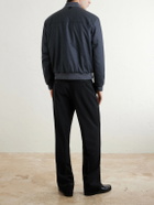 Canali - Wool Bomber Jacket - Blue