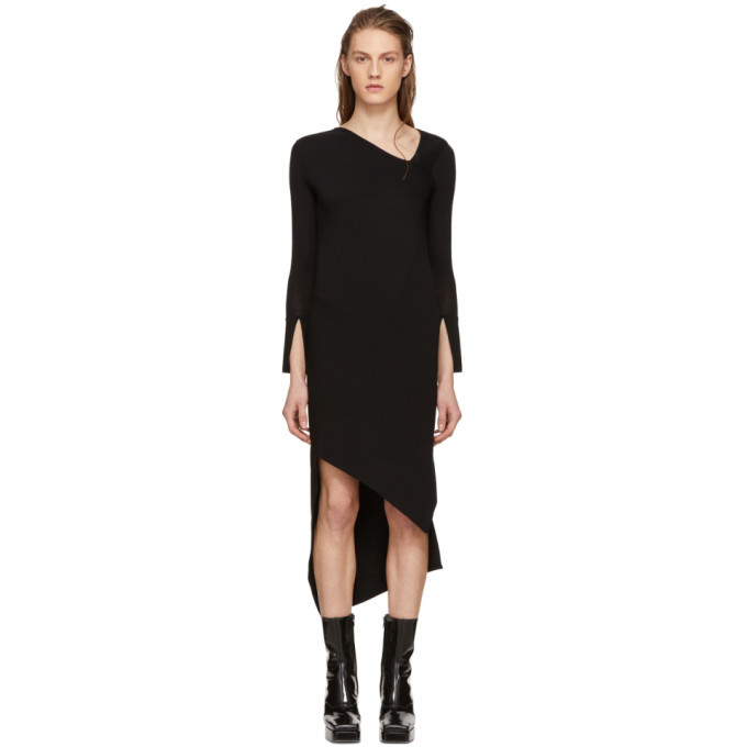 Photo: Neil Barrett Black Spiral Knit Dress