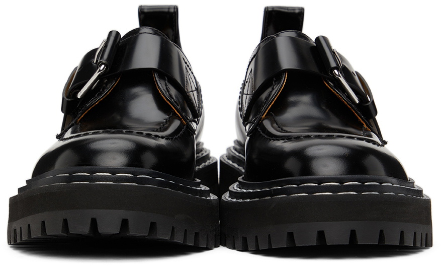 Proenza Schouler Black Lug Sole Buckle Oxfords Proenza Schouler