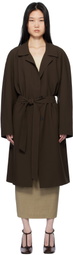 LE17SEPTEMBRE Brown Belted Coat
