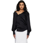 HODAKOVA Black Asymmetric Shirt