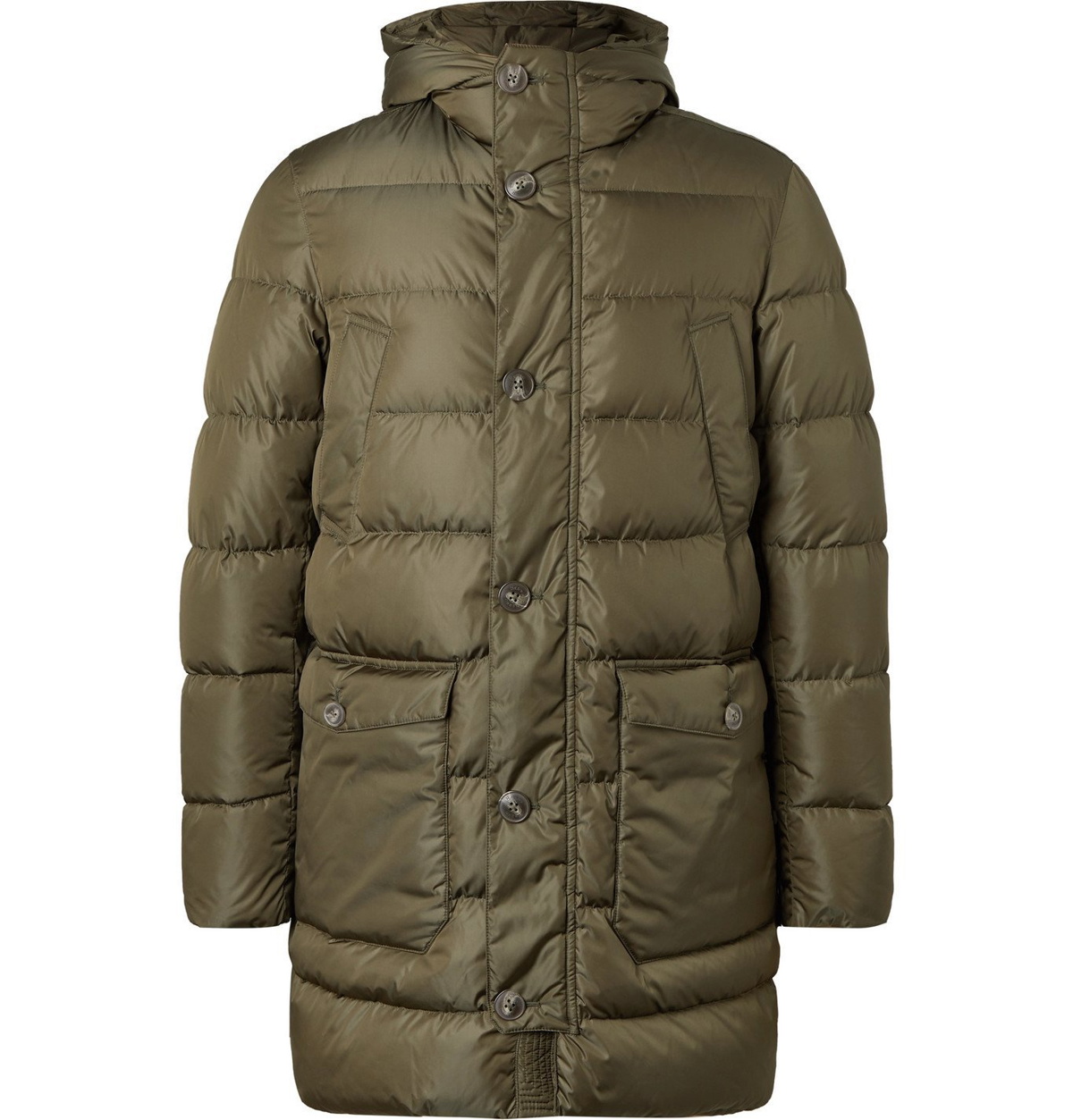 Herno - Quilted Econyl® Down Jacket - Green Herno