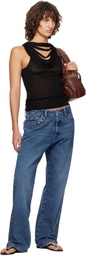 Paloma Wool Black Oliveti Tank Top