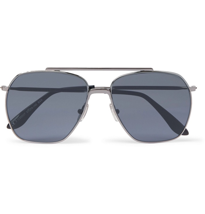 Photo: Acne Studios - Anteom Aviator-Style Silver-Tone Sunglasses - Silver