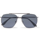 Acne Studios - Anteom Aviator-Style Silver-Tone Sunglasses - Silver