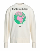 Msgm Mens Sweatshirt Ivory