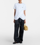 Loewe Double L draped cotton T-shirt