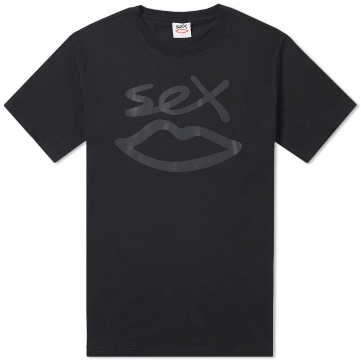 Photo: Sex Skateboards Black Logo Tee