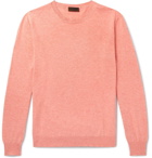 Altea - Cotton and Cashmere-Blend Sweater - Orange