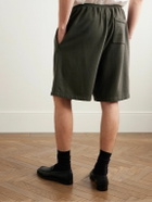 The Row - Kotai Wide-Leg Cotton and Cashmere-Blend Jersey Shorts - Brown