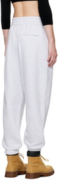 alexanderwang.t Gray Puff Logo Sweatpants