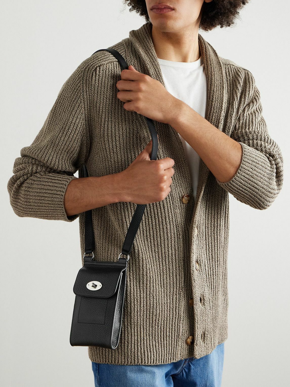 Mulberry - Mini Antony Full-Grain Leather Pouch