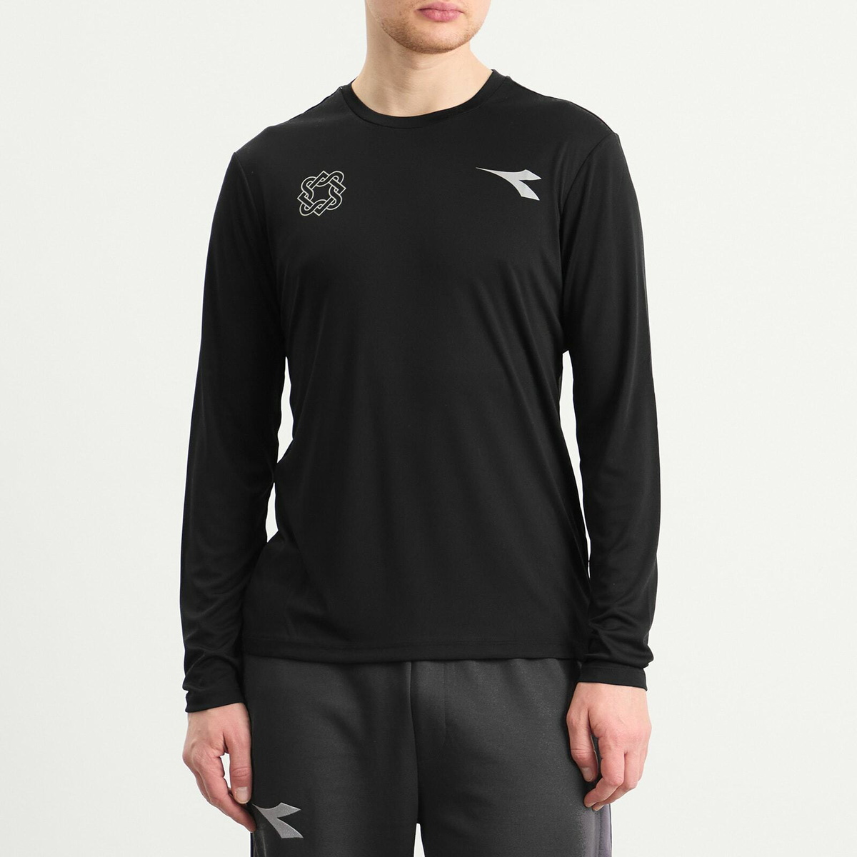 Diadora Men's x Lack of Guidance Graphic T-Shirt in Grey