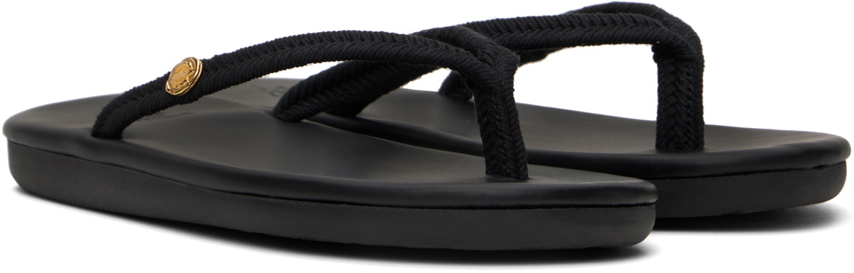 Saionara Rope Sandal | Black main image 1