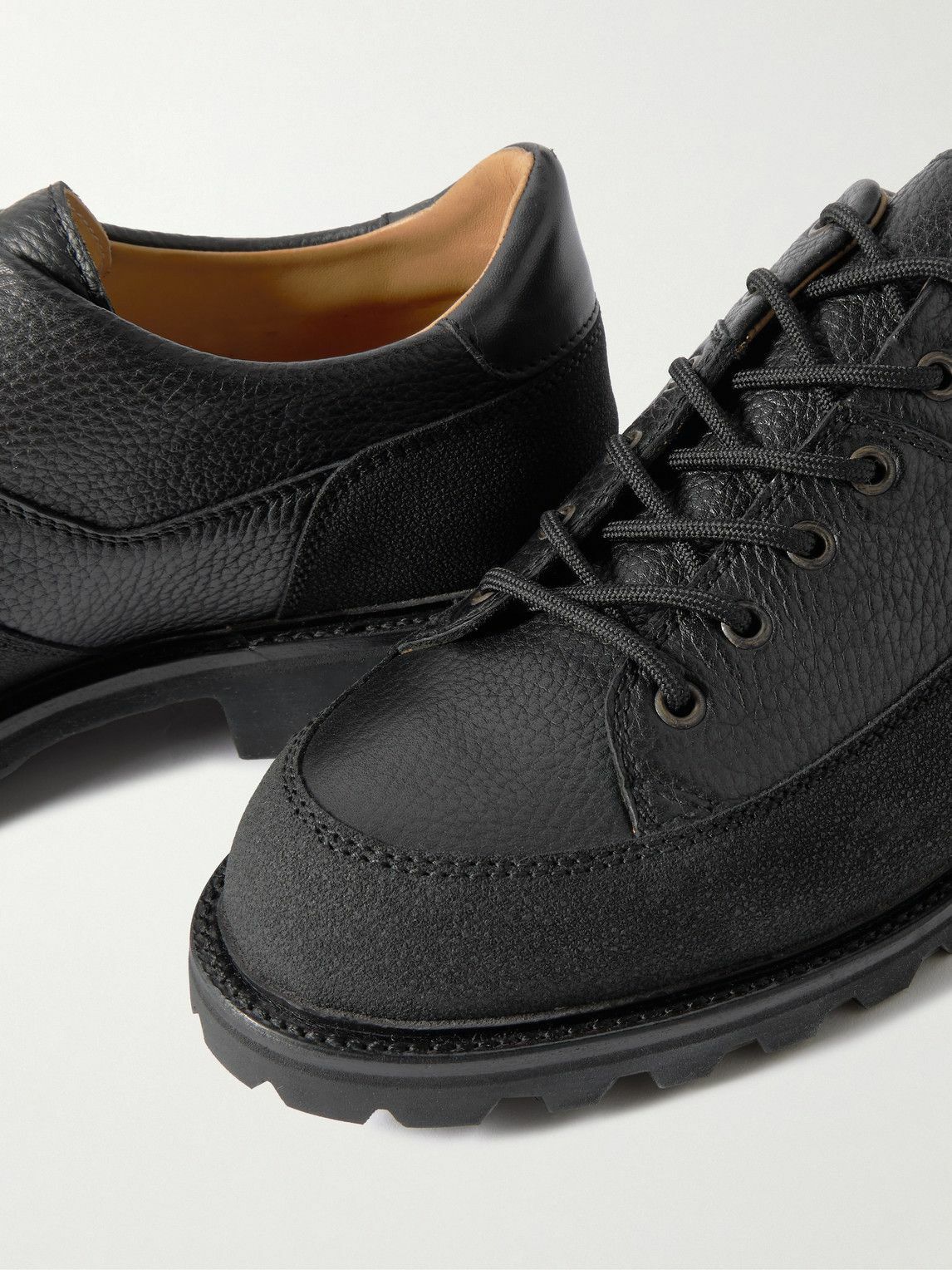 MORJAS - The Hybrid Hiker Full-Grain Leather Boots - Black