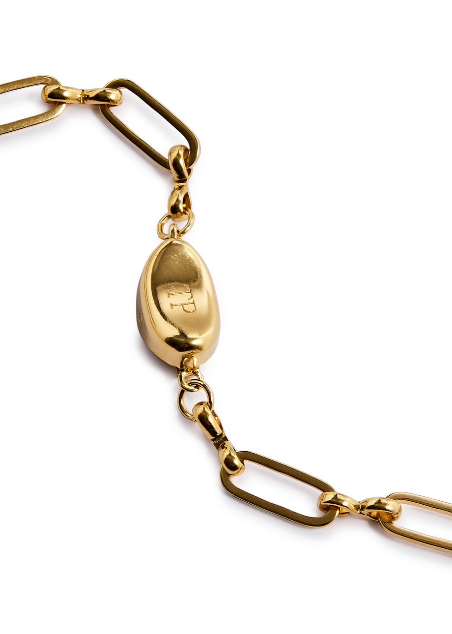 Timeless Pearly Turtle Heart 24kt Gold-plated Chain Necklace - One Size