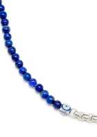 Tateossian Beaded Rhodium-plated Necklace - Silver - One Size