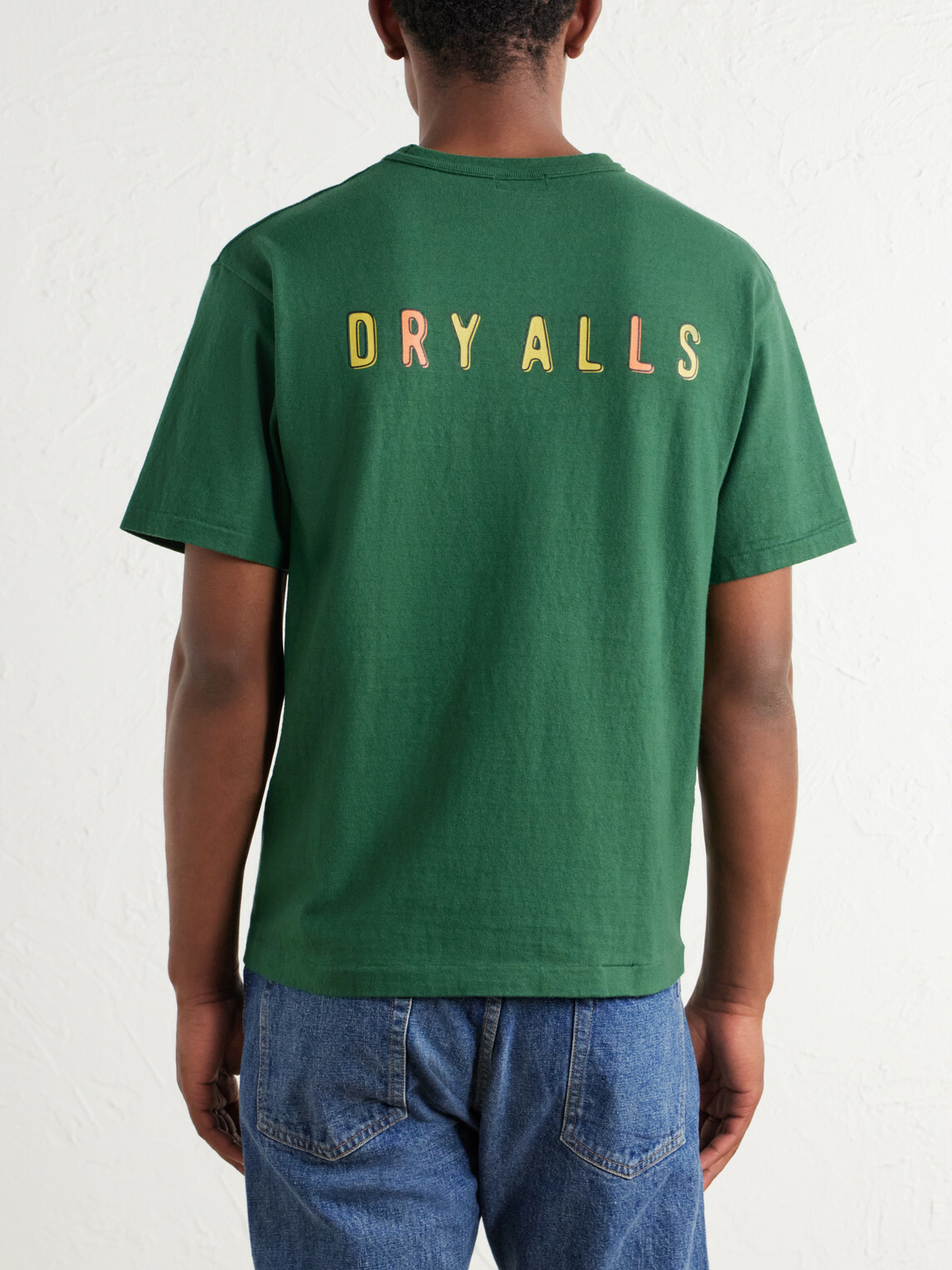 Human Made - Printed Cotton-Jersey T-Shirt - Green