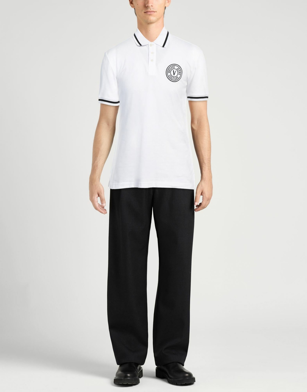 Versace Jeans Couture Mens Polo shirt in White