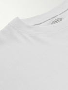 Danton - Logo-Appliquéd Cotton-Jersey T-Shirt - White