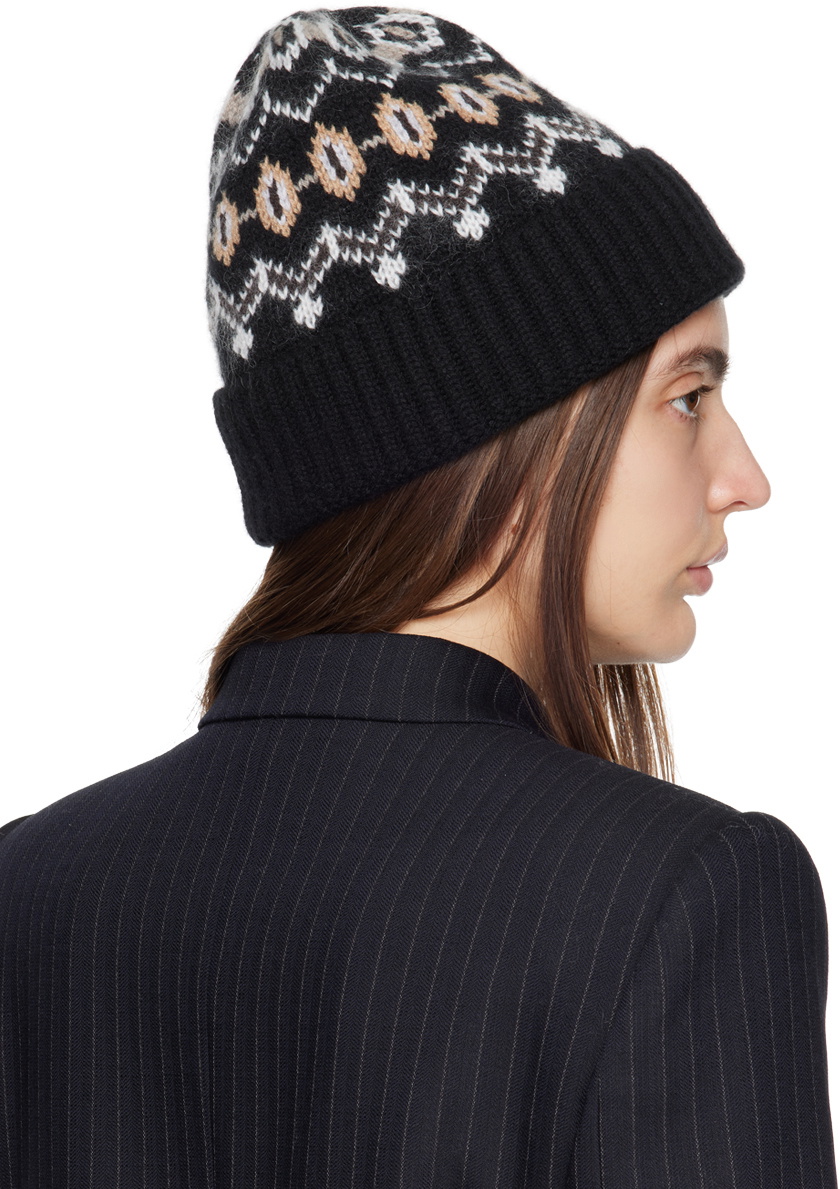KHAITE Black Alpina Beanie