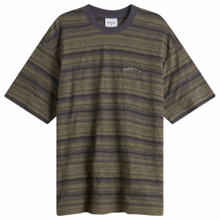 Photo: thisisneverthat Men's Wave Jacquard T-Shirt in Purple