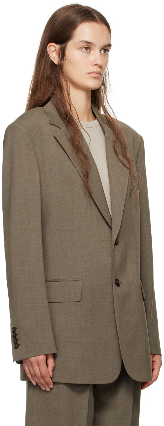 Filippa K Taupe Davina Wool Blazer