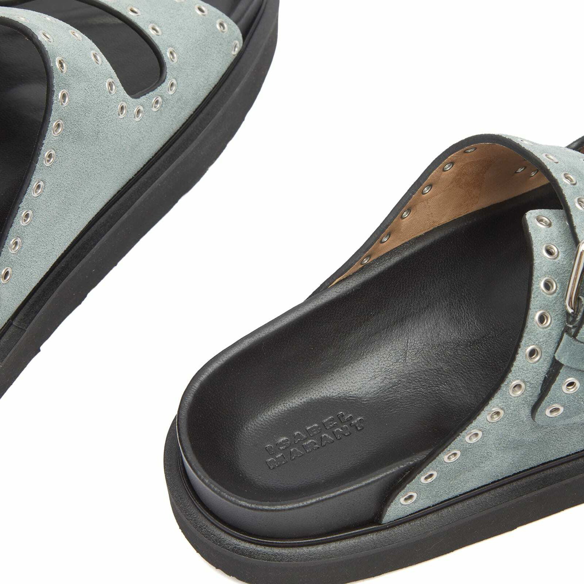 【関税&送料込】Isabel Marant Army Green Suede Thong Sandals Isabel Marant Green/Beige Snakeskin Embossed Leather Ankle